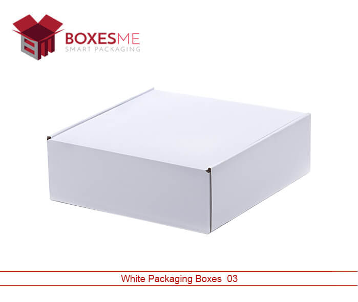 White Packaging Boxes Printed White Box Packaging BoxesMe